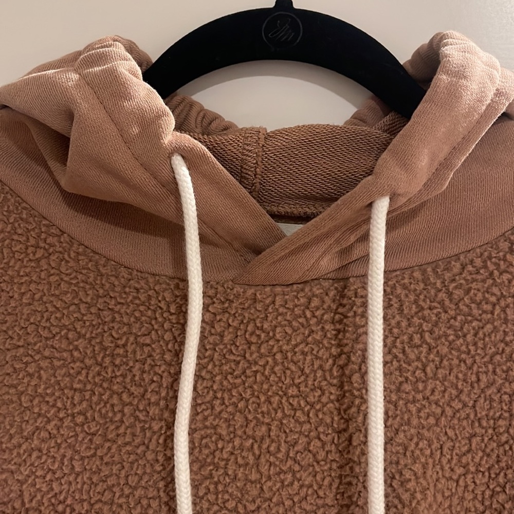 Madewell pullover Sherpa hoodie